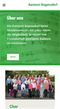 Mobile Screenshot of kantorei-regensdorf.ch